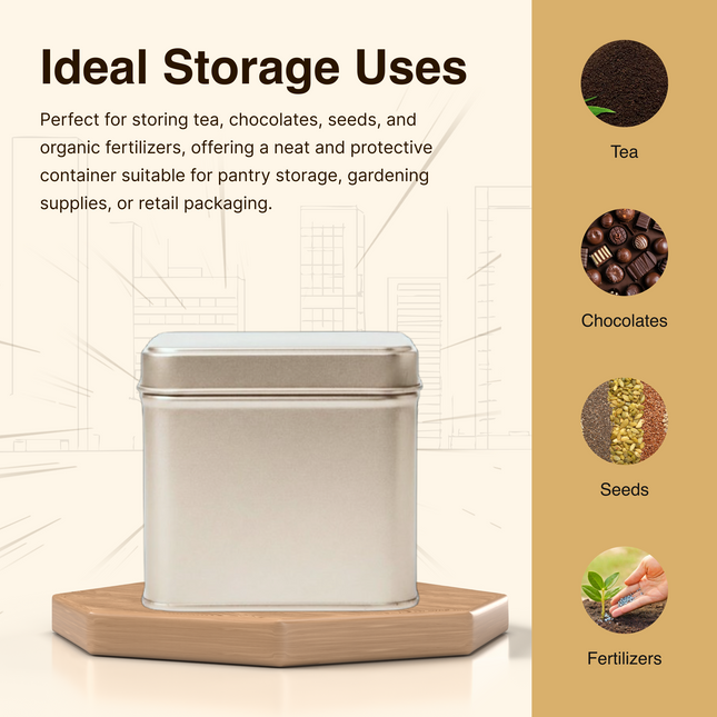 SQUARE 90 MM X 90 MM X90 MM (HT) - SLIP LID