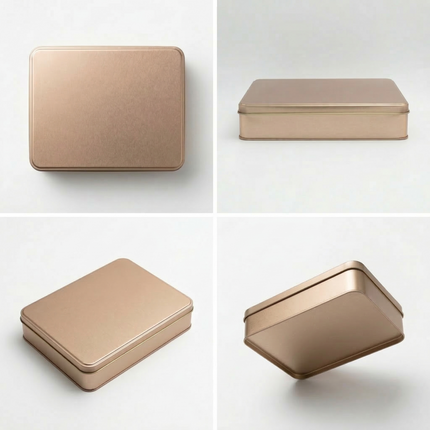 RECTANGLE 8 INCH X 6 INCH X 45 MM (HT) - SLIP LID