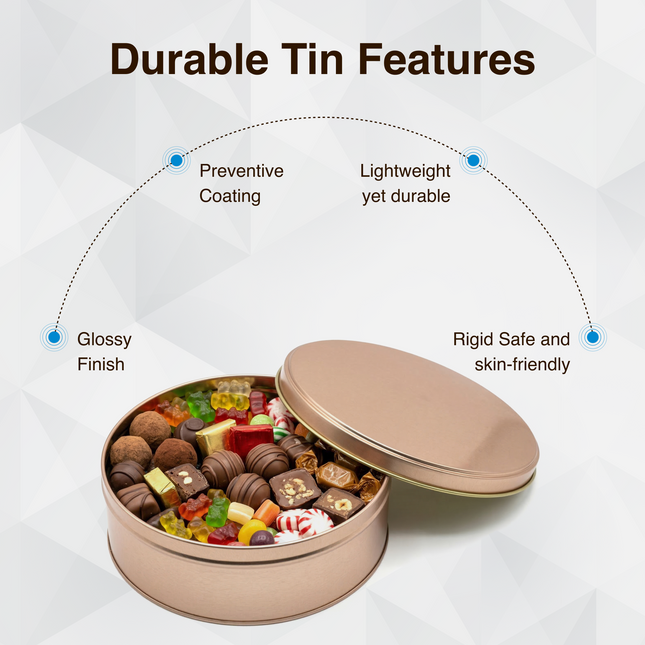 ROUND 152 MM DIA X 55 MM (HT) - SLIP LID