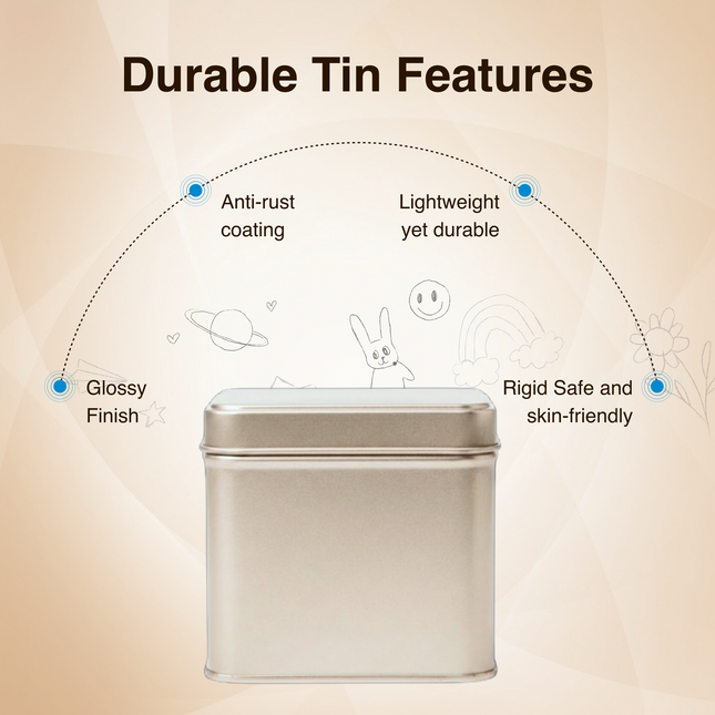 SQUARE 90 MM X 90 MM X90 MM (HT) - SLIP LID