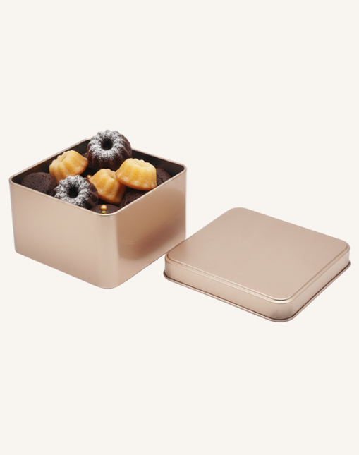 SQUARE 152 MM X 152 MM X 50 MM (HT) - SLIP LID