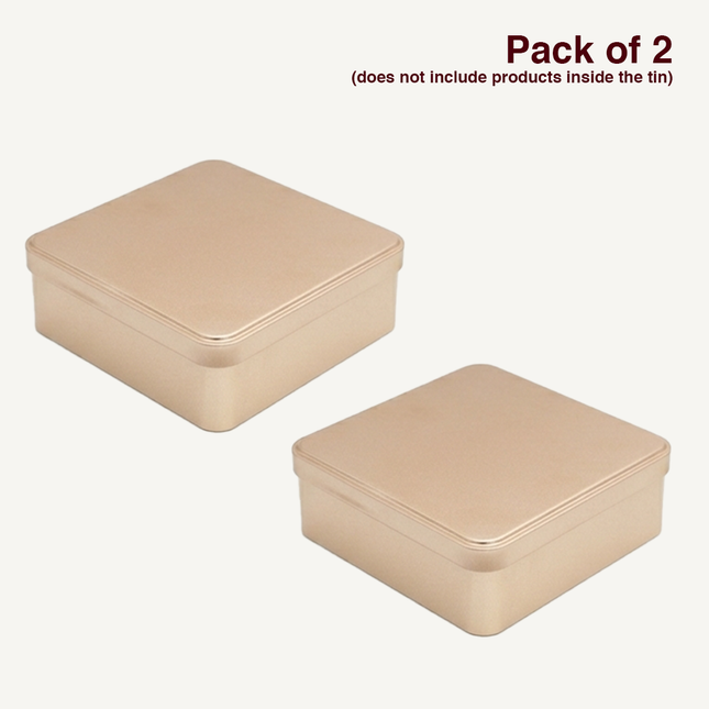 SQUARE 152 MM X 152 MM X 50 MM (HT) - SLIP LID