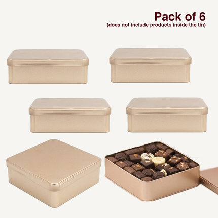 SQUARE 152 MM X 152 MM X 50 MM (HT) - SLIP LID