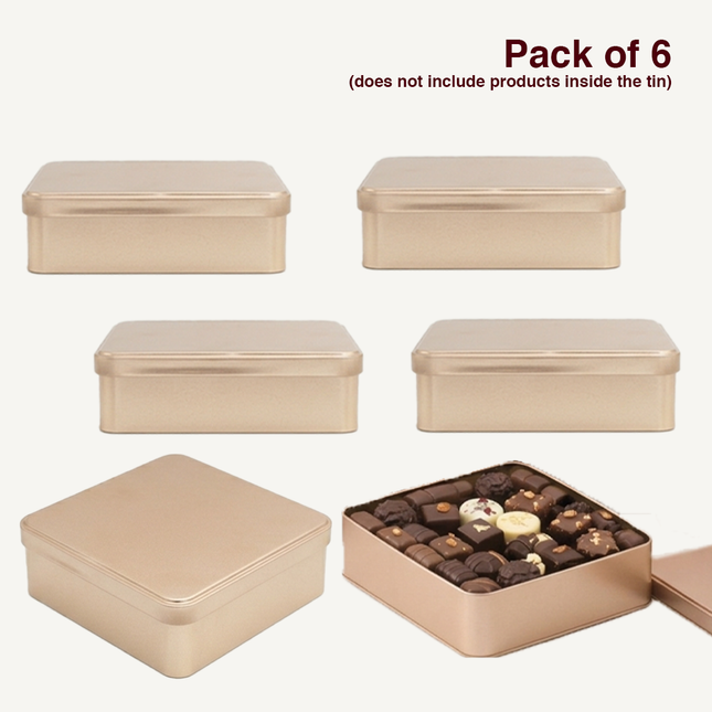 SQUARE 152 MM X 152 MM X 50 MM (HT) - SLIP LID